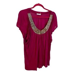 A Maitai sparkly top in size 2X